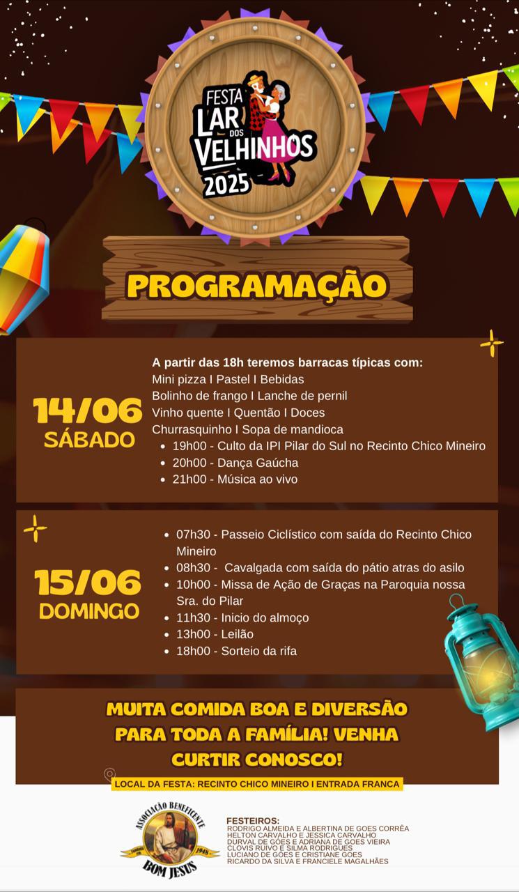 festa do lar dos velhinhos pilar do sul 2025