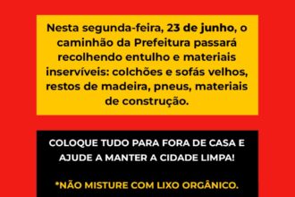 Coleta de Entulhos Bairro São Manoel Pilar do Sul