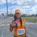Pilar se despede da competição com medalhas de Bronze e Prata no Atletismo Feminino