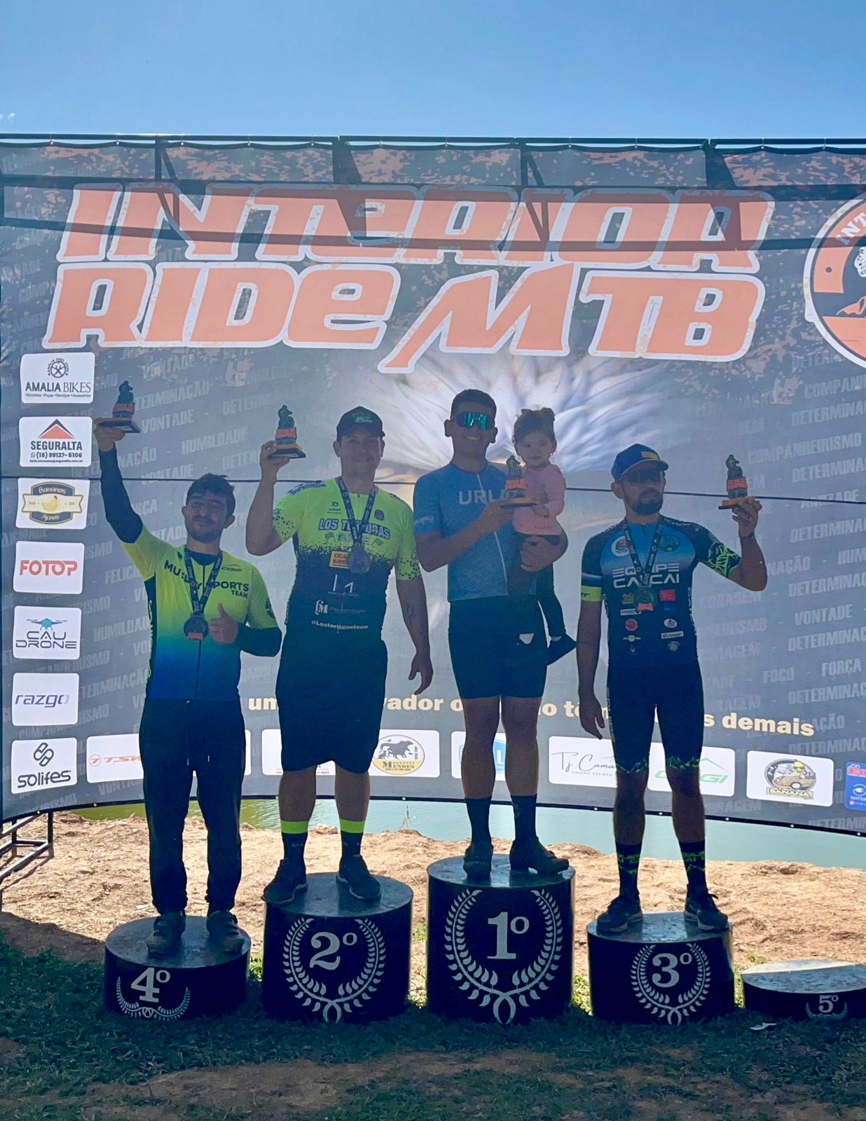 Ciclistas pilarenses são campeões na segunda etapa da Copa Interior Ride em Salto de Pirapora