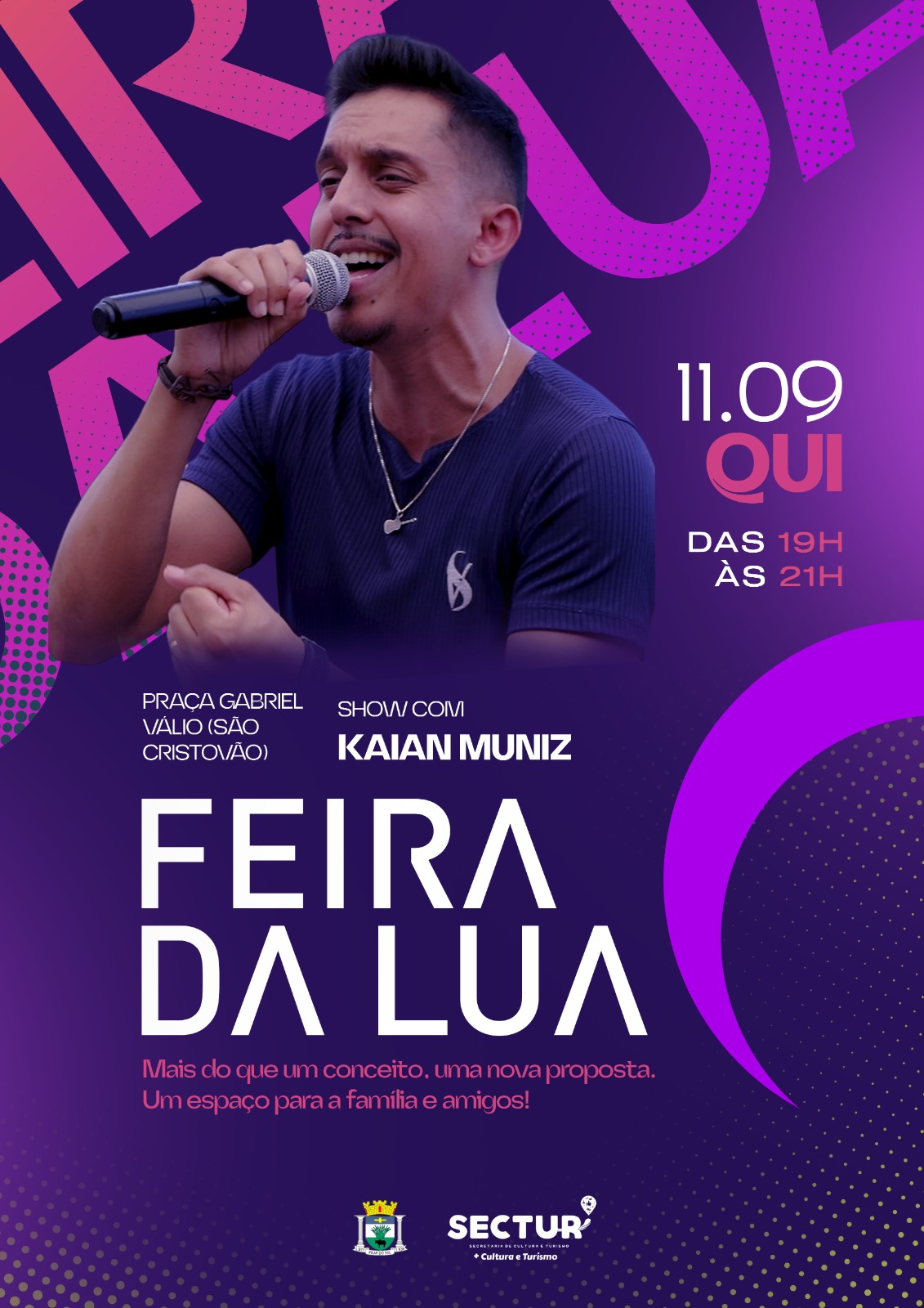 Feira da Lua Pilar do Sul 11-09 show com Kaian Muniz