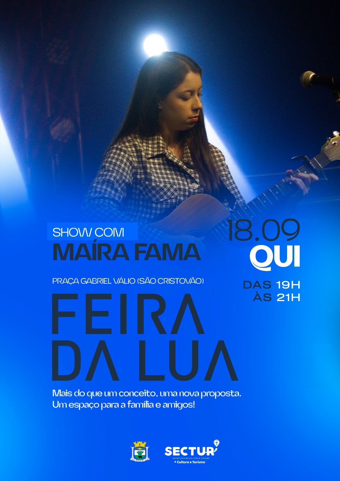 Feira da Lua Pilar do Sul 18-09 show com Maíra Fama