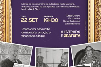 Documentario Fragmentos do Passado estreia em Pilar do Sul Thaisa Carvalho